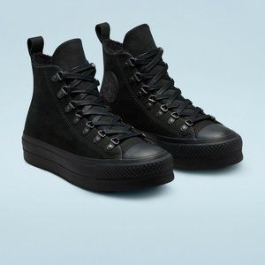 Converse Chuck Taylor All Star Platform Shoes Black 173097C